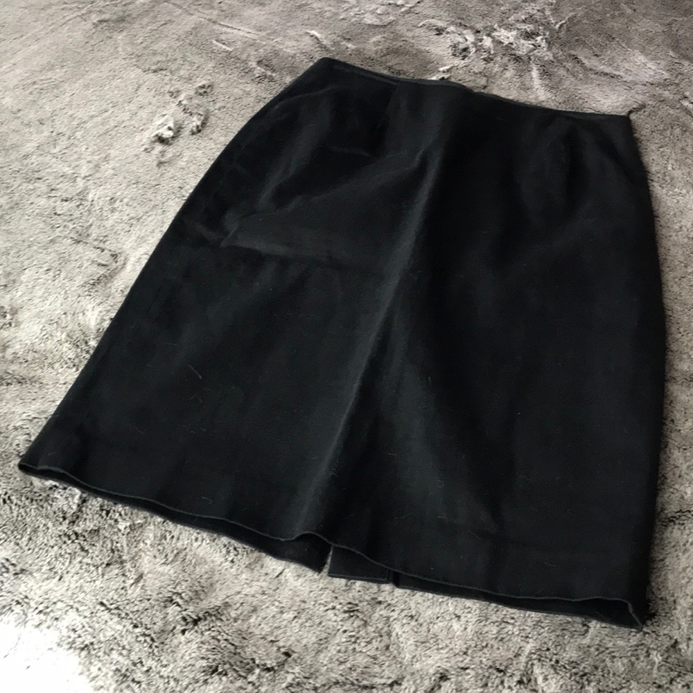 GAP Black Cotton Stretch Pencil Skirt
